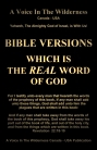 Bible Versions Booklet - Free Upon Request