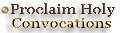 Proclaim Holy Convocations In Their Seasons